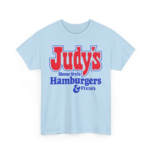 Judy's Home Style Hamburgers Fixins Vintage Logo Chain T-Shirt