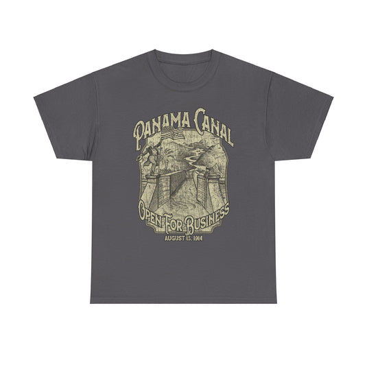 Panama Canal Open For Business 1914 Advertising T-shirt