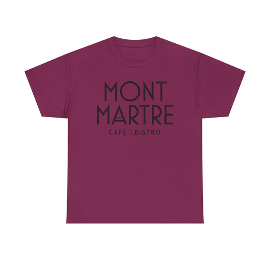 Café Montmartre T-Shirt - French Restaurant Industry Defunct Logo Tee