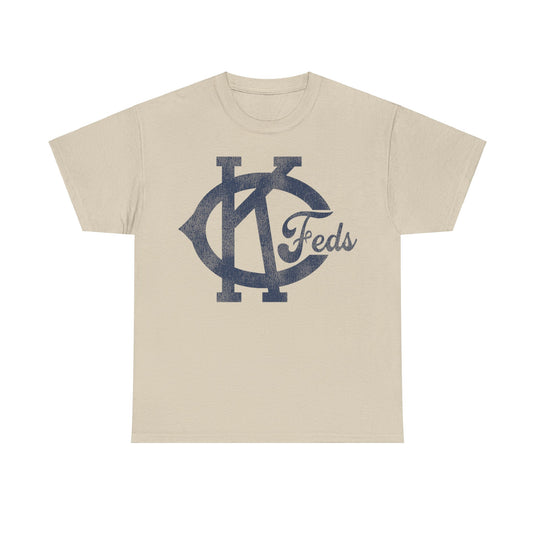 Kansas City Feds Nostalgic Retro Baseball Team T-shirt