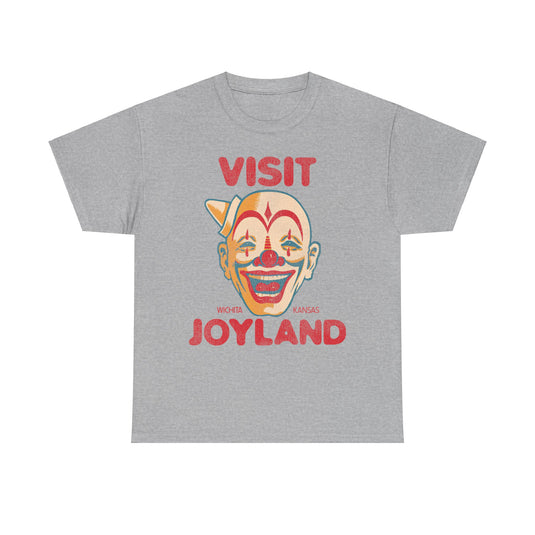 Visit Joyland Amusement Park 1949 Wichita Kansas Theme Park Clown T-shirt