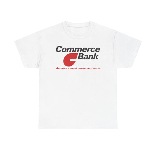 Commerce Bank America's Most Convenient Banking Logo New Jersey T-Shirt