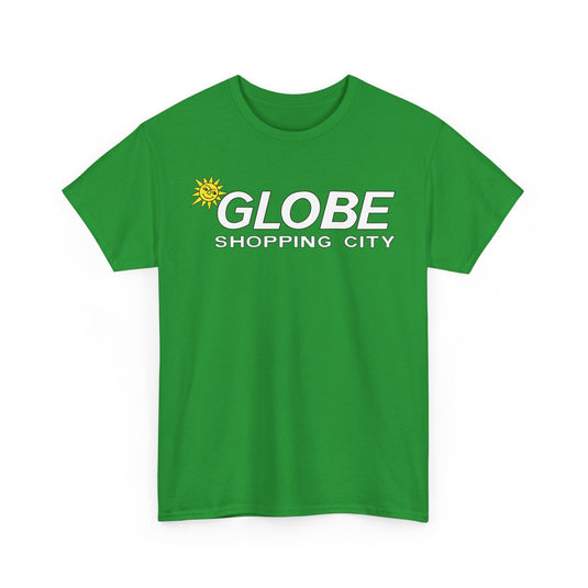 Globe Shopping City Sun Logo Vintage Mall Center T-Shirt