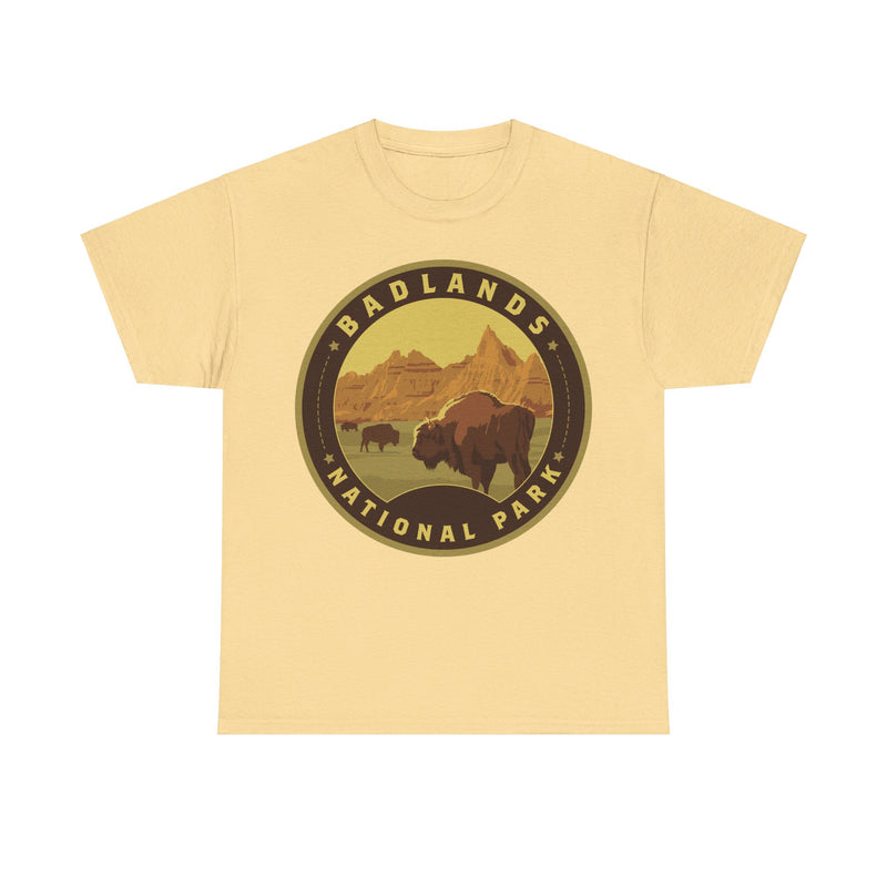 Load image into Gallery viewer, Badlands National Park South Dakota Round Logo T-shirt
