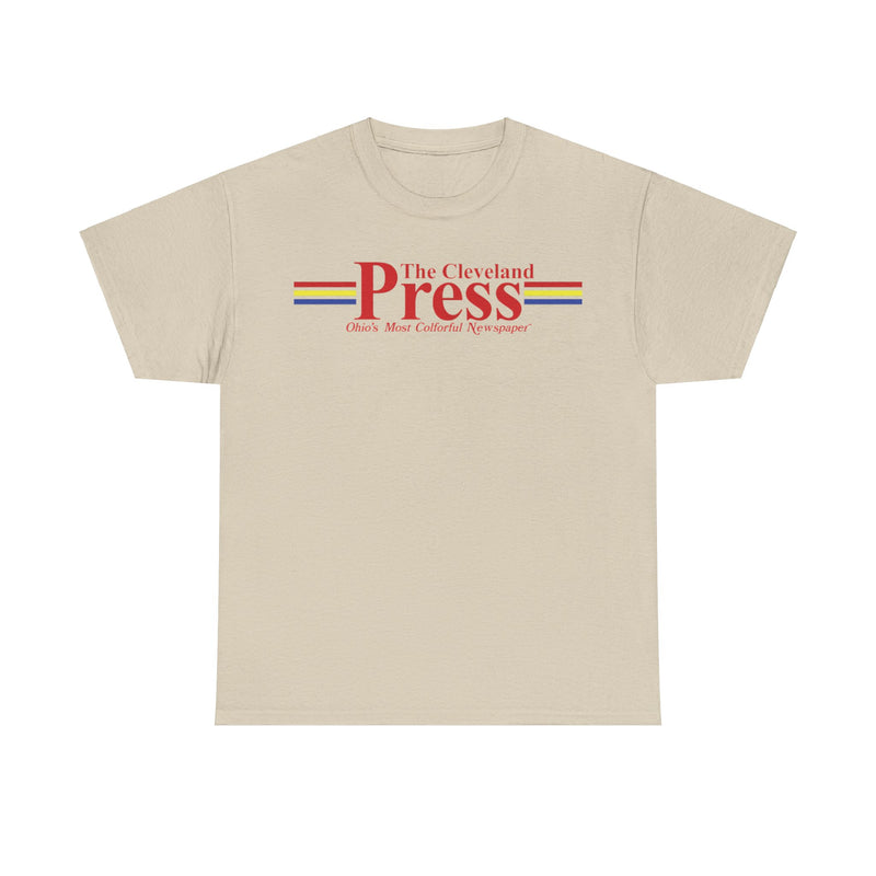 Load image into Gallery viewer, Cleveland Press Newspaper Ohios Most Colorful Retro Nostalgic T-shirt
