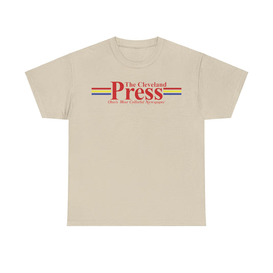 Cleveland Press Newspaper Ohios Most Colorful Retro Nostalgic T-shirt