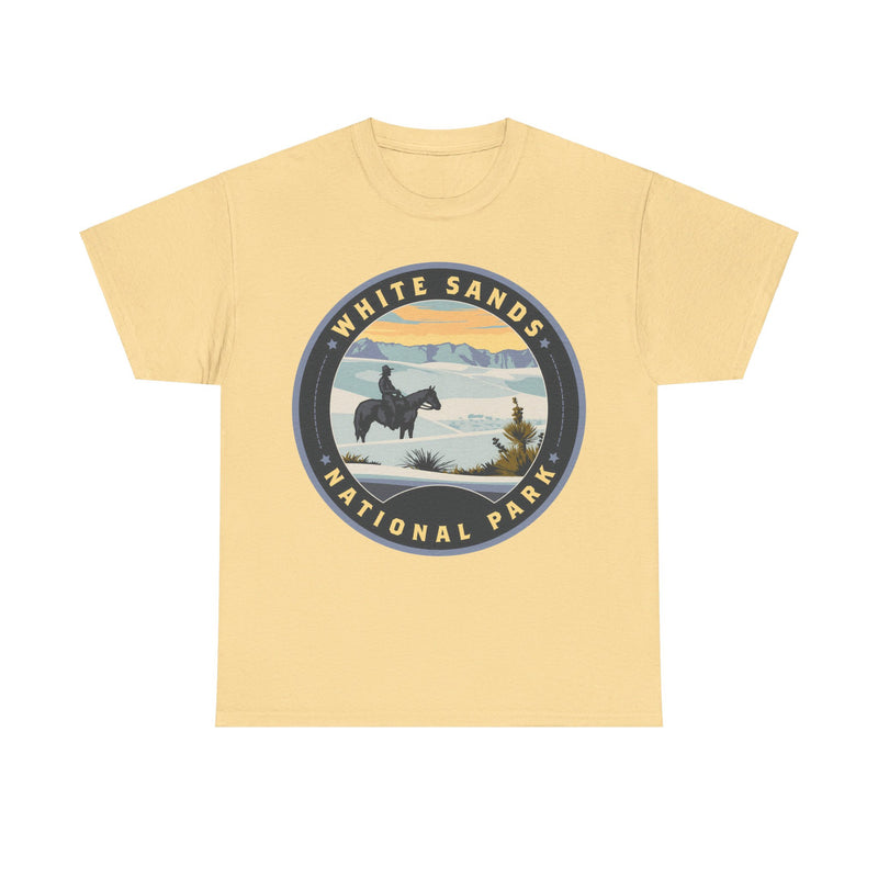 Load image into Gallery viewer, White Sands National Park New Mexico Round Logo T-shirt
