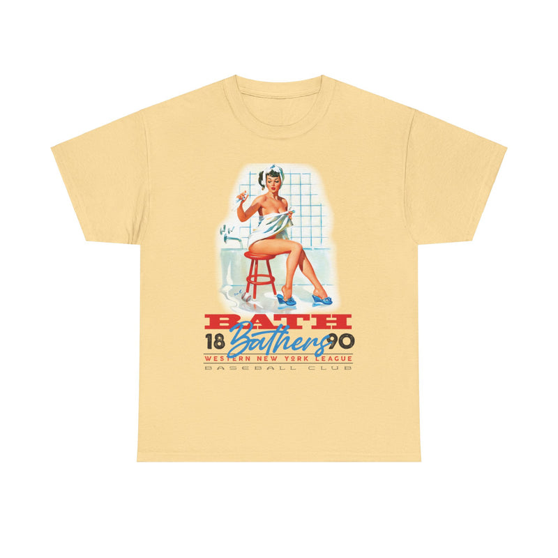 Load image into Gallery viewer, Bath Bathers Est 1890 New York Baseball T-shirt
