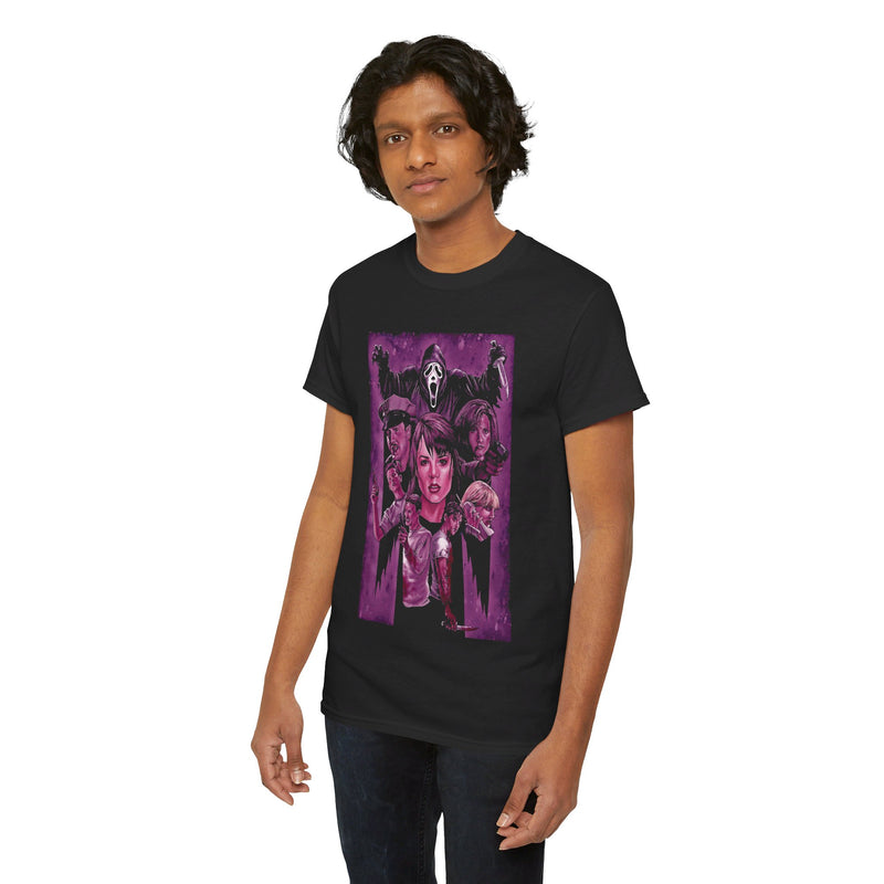 Load image into Gallery viewer, Scream Purple Logo Movie T-shirt
