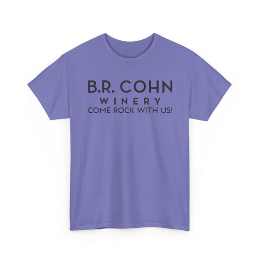 B.R. Cohn Winery T-Shirt Defunct Wine Company Come Rock With Us Tee