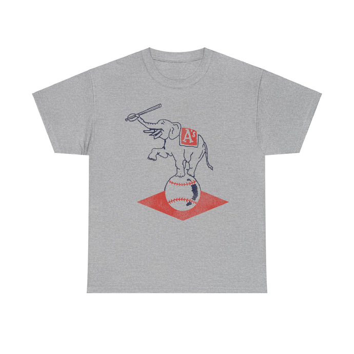 Philadelphia Athletics Elephant Nostalgic Retro Baseball Team T-shirt