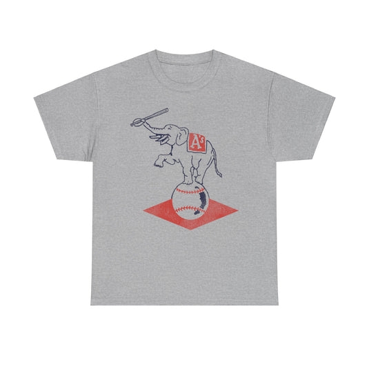 Philadelphia Athletics Elephant Nostalgic Retro Baseball Team T-shirt