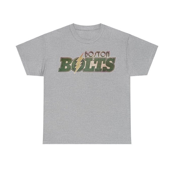 Boston Bolts Lacrosse Nostalgic Retro Logo T-shirt