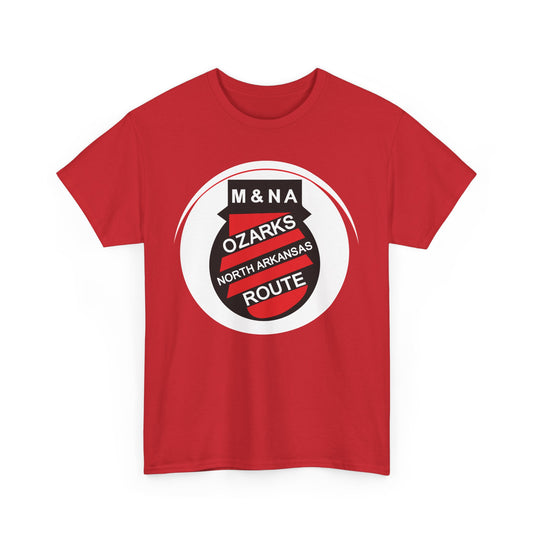 Missouri Arkansas Ozarks North Arkansas Route Railroad Logo T-Shirt
