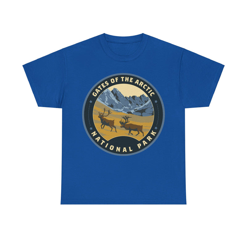 Load image into Gallery viewer, Gates of the Arctic National Park Alaska Round Logo T-shirt
