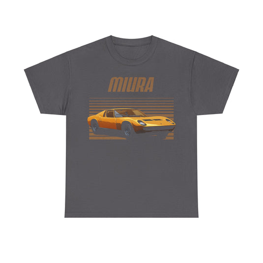 Lamborghini Miura 1966 Nostalgic Automobile Car T-shirt