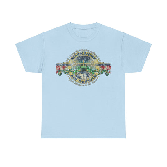 Mackenzie Air Service 1932 Airlines Distressed Print T-shirt