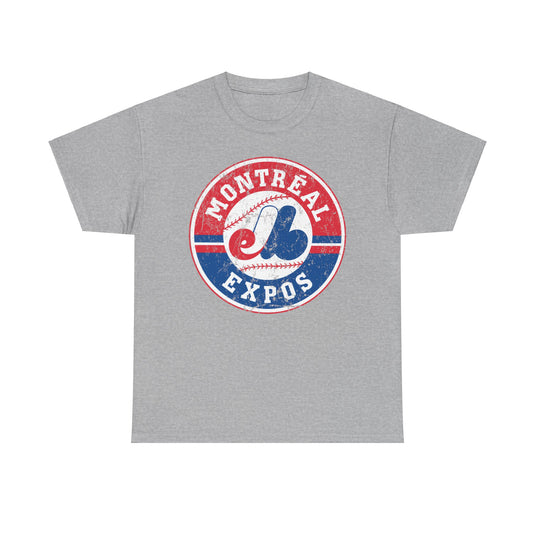 Montreal Expos Round Logo Baseball T-shirt