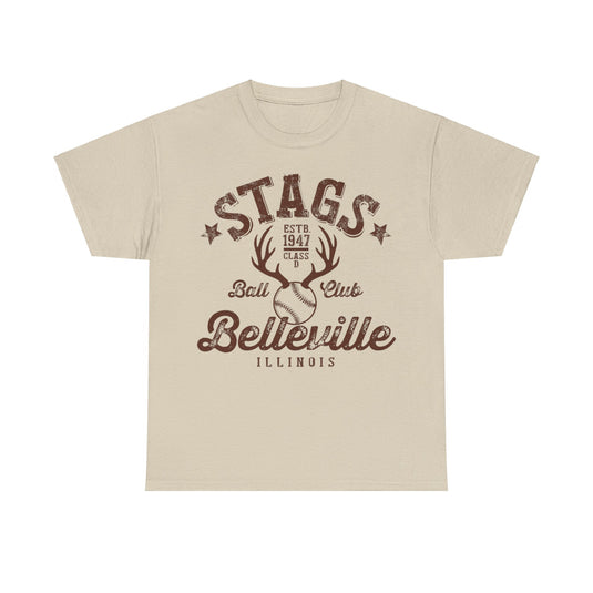 Belleville Stags Est 1947 Illinois Baseball T-shirt