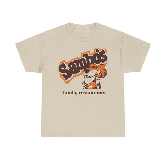 Sambo's T-Shirt - Family Restaurant Industry Bankrupt Logo Tee