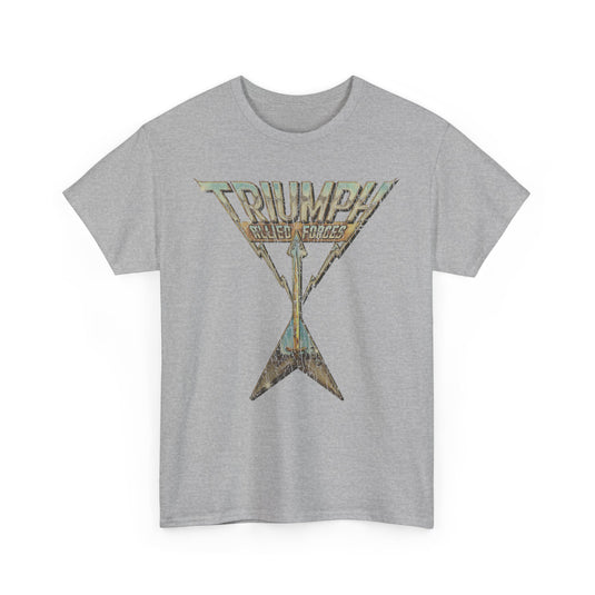 Triumph Allied Forces Canadian Music Rock Band T-shirt