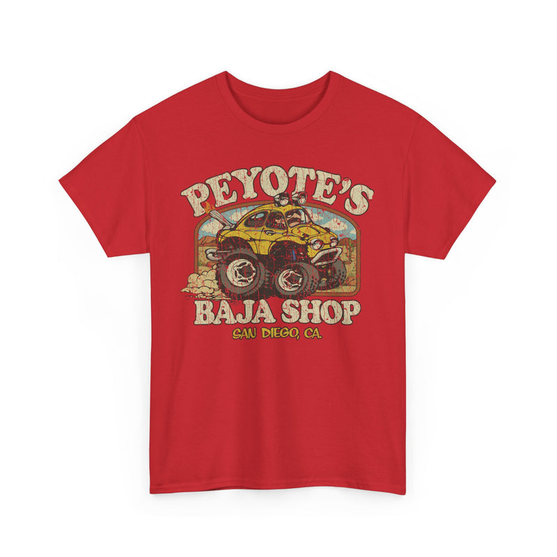 Load image into Gallery viewer, Peyotes Baja Shop San Diego California Car T-shirt
