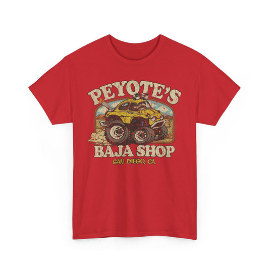 Peyotes Baja Shop San Diego California Car T-shirt