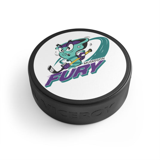 Muskegon Fury Michigan 1992-2008 Hockey Puck