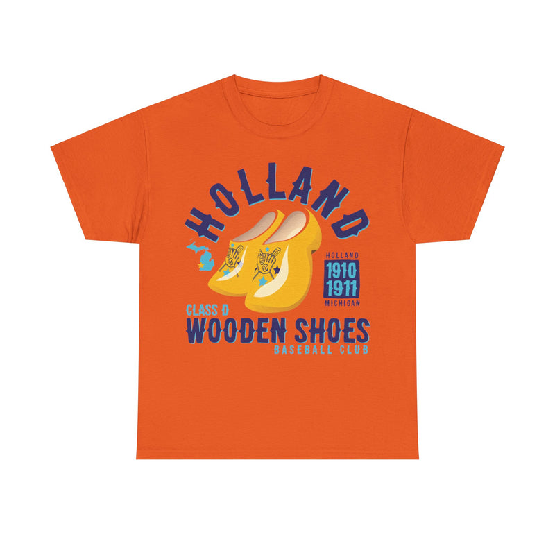 Load image into Gallery viewer, Holland Wooden Shoes Michigan Baseball T-shirt
