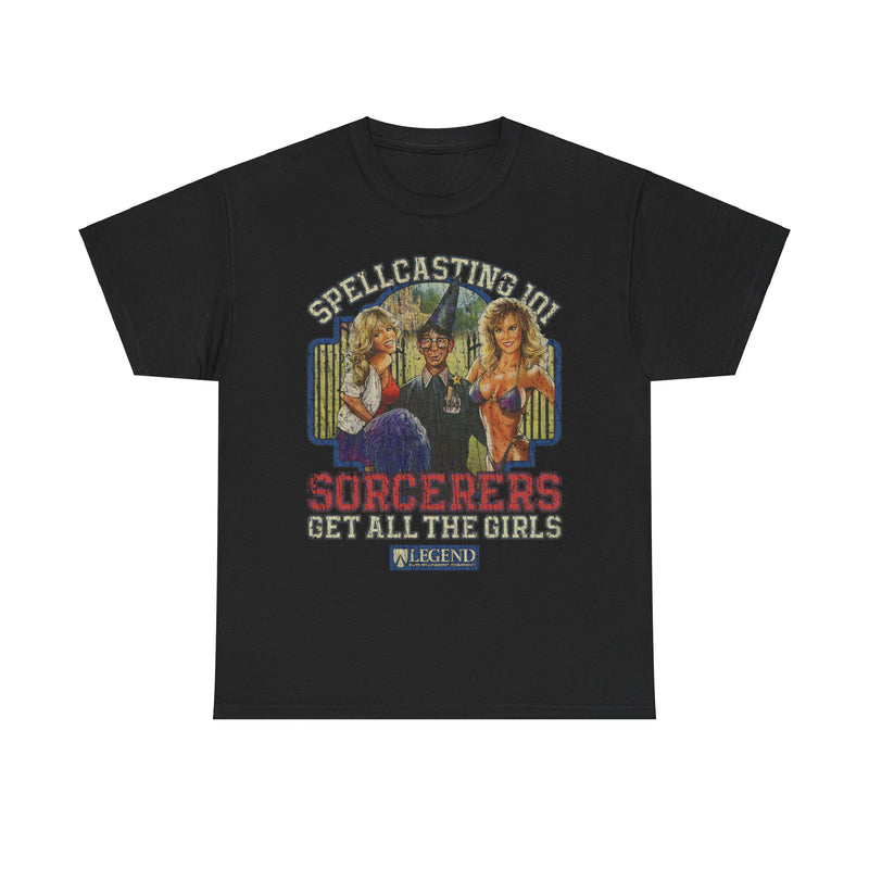 Load image into Gallery viewer, Spellcasting 101 Sorcerers Get All the Girls 1990 Adventure Video Game T-shirt
