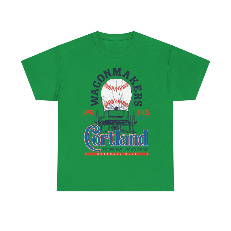 Load image into Gallery viewer, Cortland Wagonmakers Est 1897 New York Baseball T-shirt
