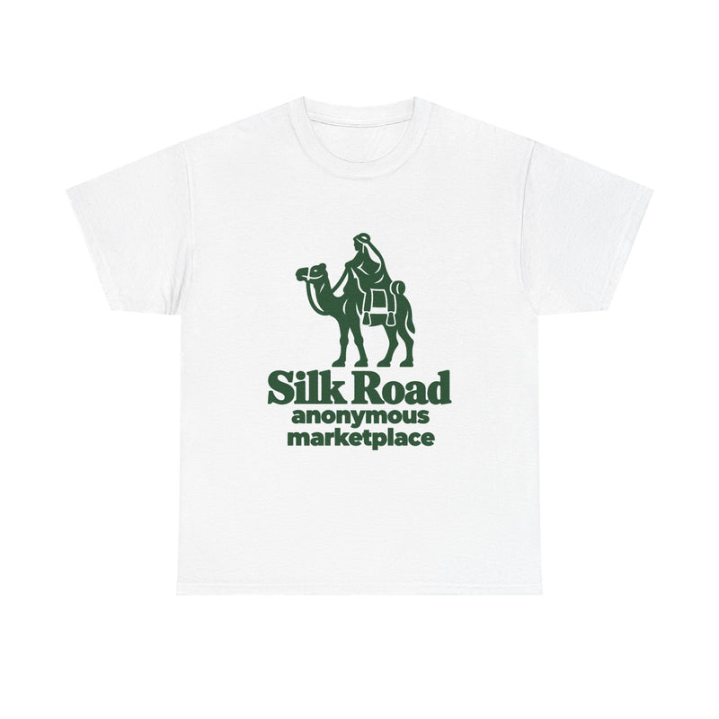 Load image into Gallery viewer, Silk Road Anonymous Marketplace Nostalgic Logo T-shirt
