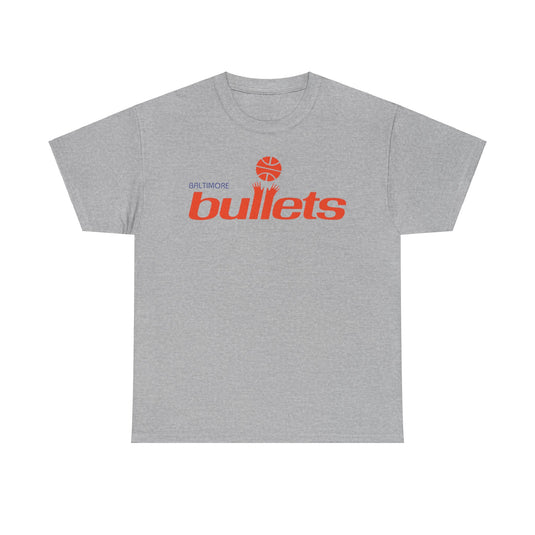 Baltimore Bullets Red Blue Logo Washington Retro T-shirt