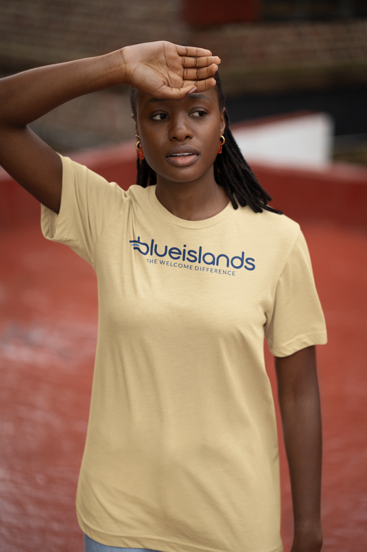 Blue Islands The Welcome Difference T-Shirt - Channel Islands Aviation