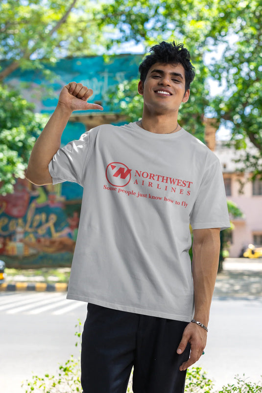 Northwest Airlines Vintage Logo Classic American Carrier Nostalgia T-shirt