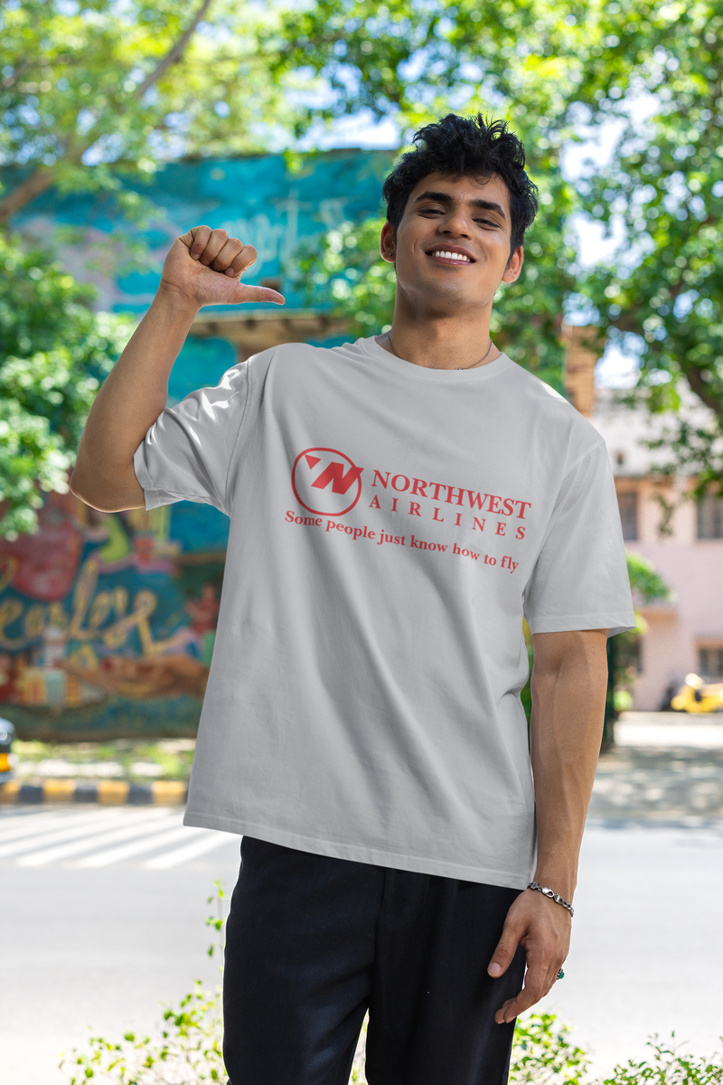 Load image into Gallery viewer, Northwest Airlines Vintage Logo Classic American Carrier Nostalgia T-shirt
