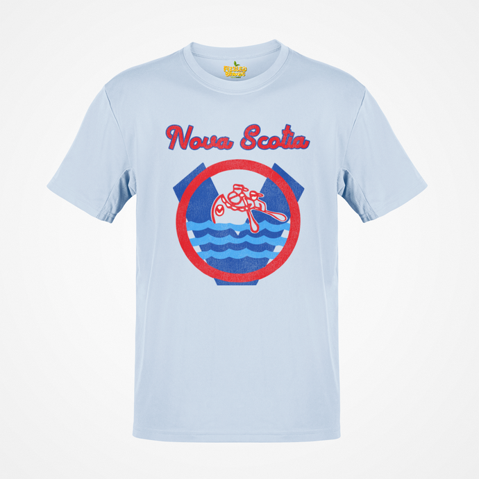 Nova Scotia Voyageurs Logo Nostalgic Hockey T-shirt