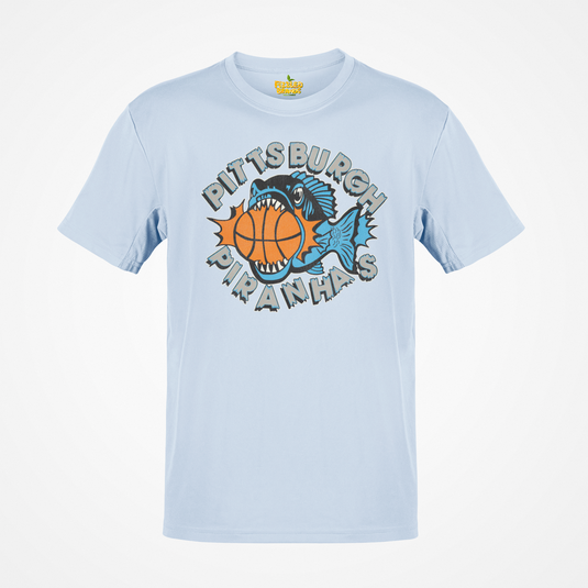 Pittsburgh Piranhas Basketball Team Nostalgic Retro T-shirt