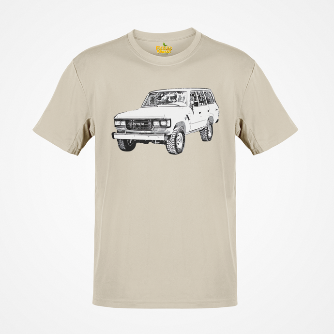 Toyota Land Cruiser 4x4 Manga Comic Car T-shirt