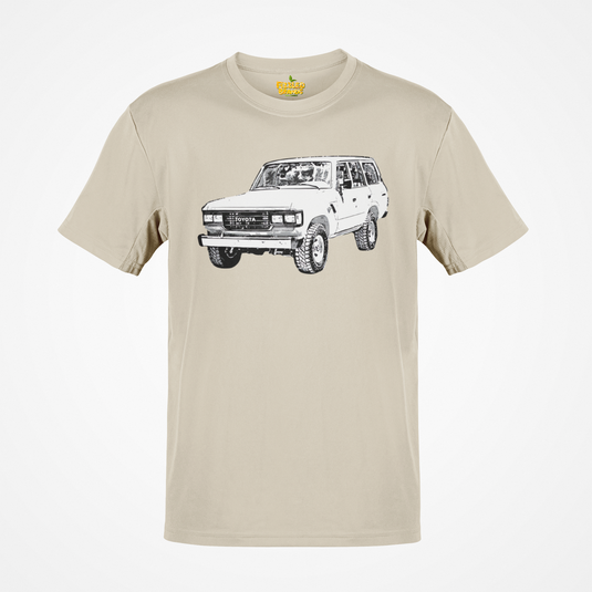 Toyota Land Cruiser 4x4 Manga Comic Car T-shirt