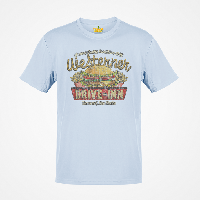 Westerner Drive-Inn 1949 Tucumcari New Mexico Diner Fast Food Restaurant T-shirt