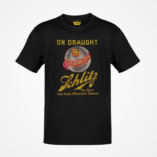 Schlitz Beer Milwaukee on Draught Wisconsin Brewery T-shirt
