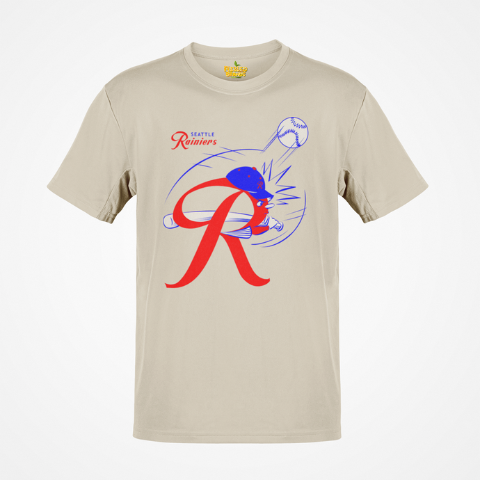 Seattle Rainiers BIG R Nostalgic Retro Baseball Team T-shirt