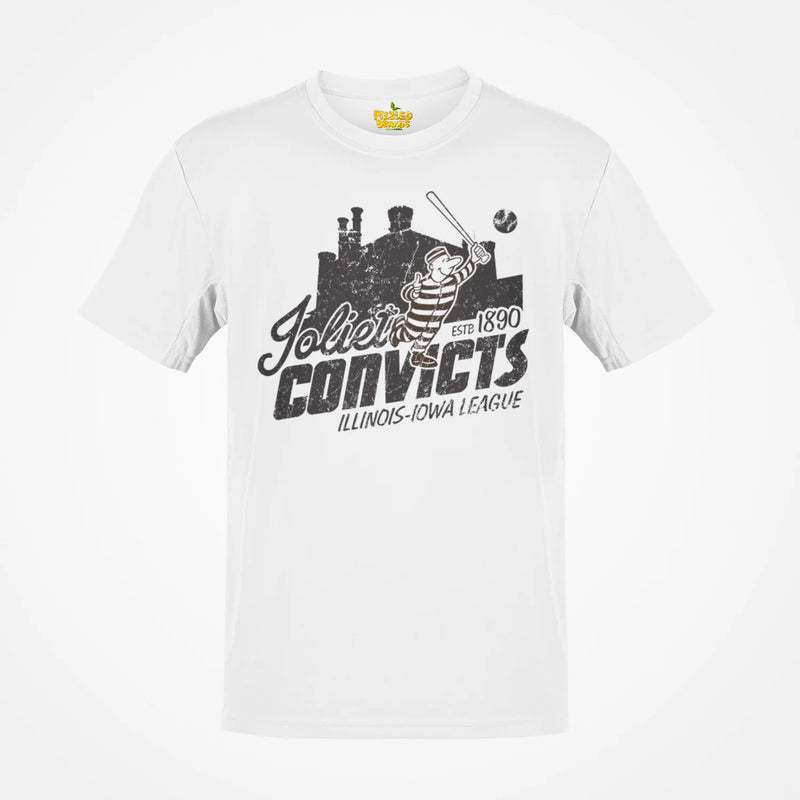 Load image into Gallery viewer, Joliet Convicts Est 1890 Illinois Baseball T-shirt
