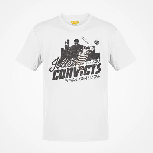 Joliet Convicts Est 1890 Illinois Baseball T-shirt
