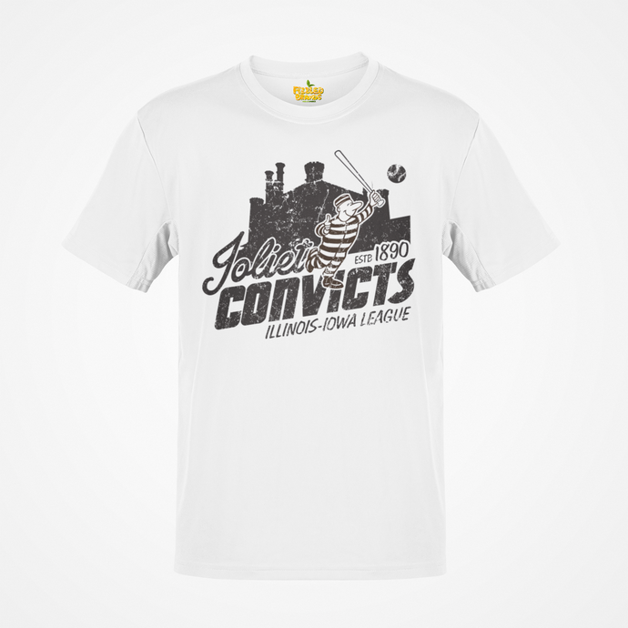Joliet Convicts Est 1890 Illinois Baseball T-shirt