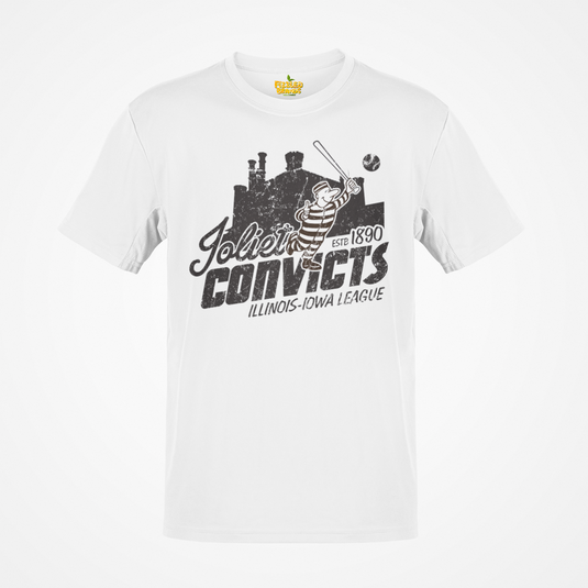 Joliet Convicts Est 1890 Illinois Baseball T-shirt