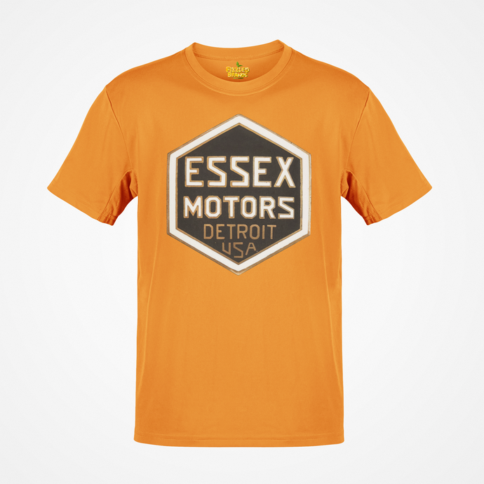 Essex Motors Detroit USA Gold Badge Rare Logo T-shirt