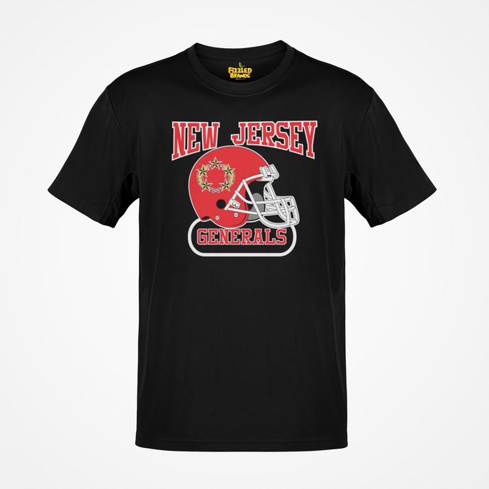 New Jersey Generals Helmet Logo Football Team T-shirt