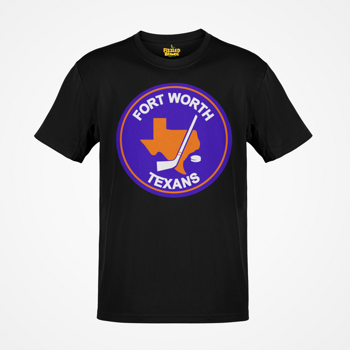 Fort Worth Texans Hockey 1981 Texas Nostalgic Logo T-shirt